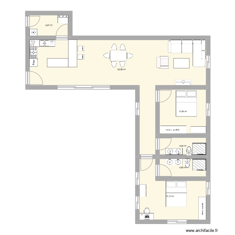 Riviere Noire 1. Plan de 0 pièce et 0 m2 Riviere Noire 1. Plan de 0 pièce et 0 m2