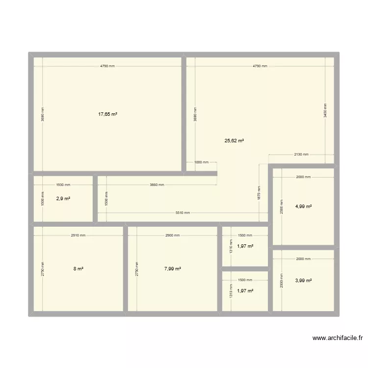 Солнечногорск 3. Plan de 