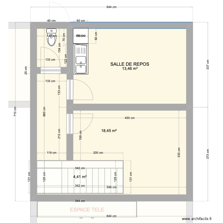 PLAN 2 ALDI. Plan de 6 pièces et 199 m2