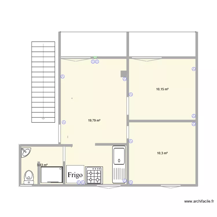 plan approximatif BSM. Plan de 4 et 44 m² plan approximatif BSM. Plan de 4 et 44 m²