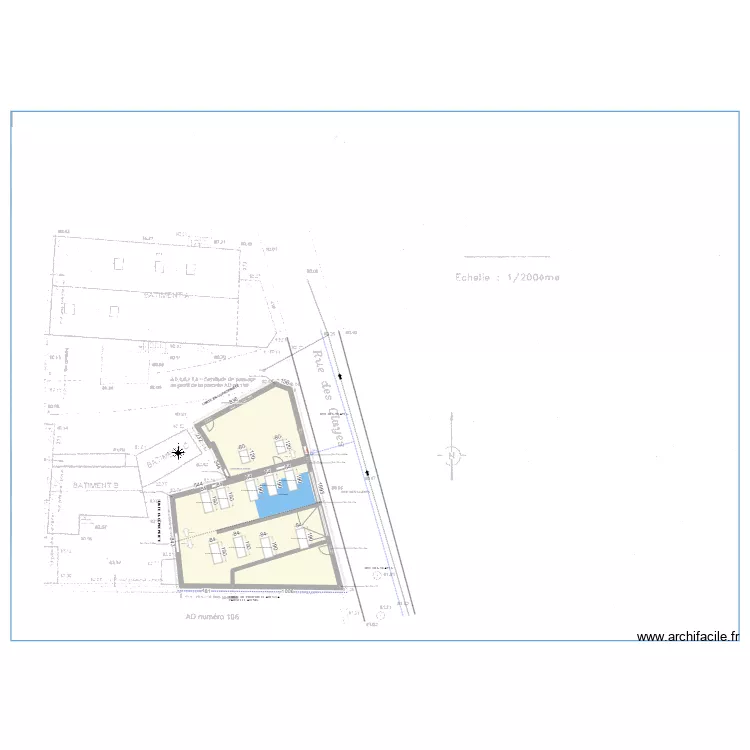 plan de masse TOITURE APRES V2. Plan de plan de masse TOITURE APRES V2. Plan de