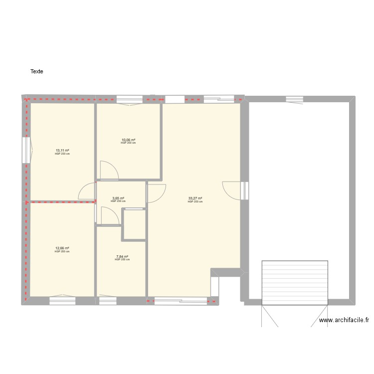 Plan 06 04 24 b. Plan de 6 pièces et 81 m2