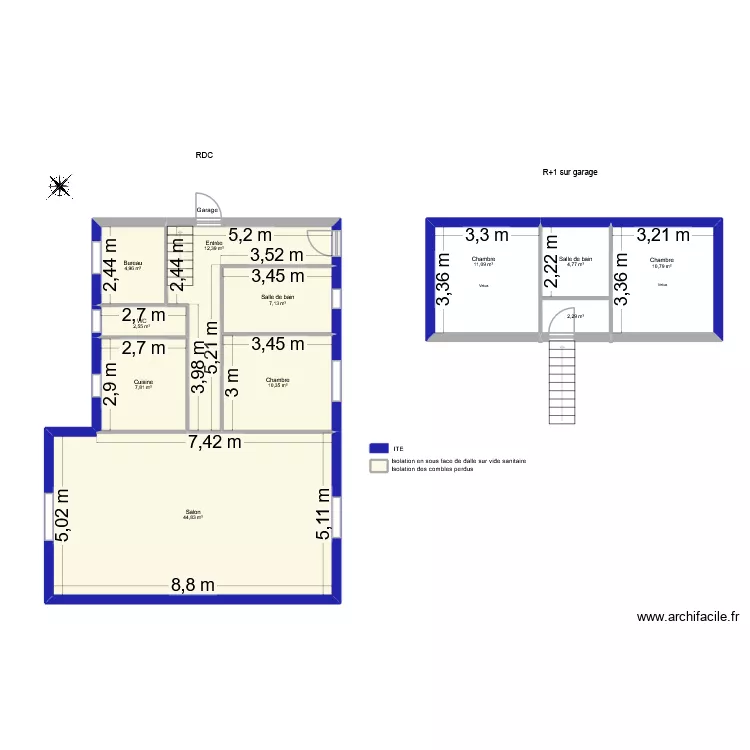 TAOUGHLIS G&eacute;rard. Plan de 