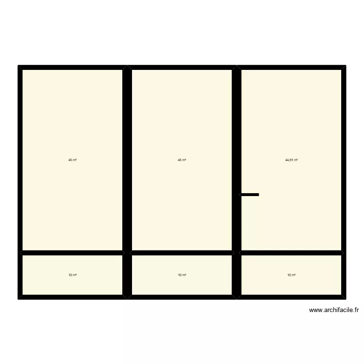 DUPLEX 9M SUR 5M. Plan de 10 et 443 m² DUPLEX 9M SUR 5M. Plan de 10 et 443 m²