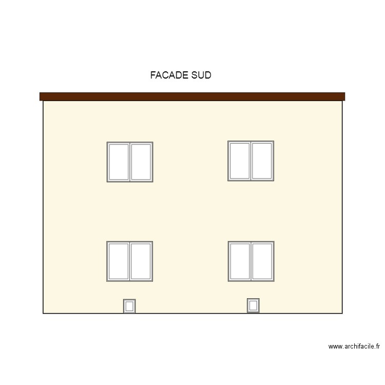 FACADE SUD CLAMART. Plan de 0 pièce et 0 m2