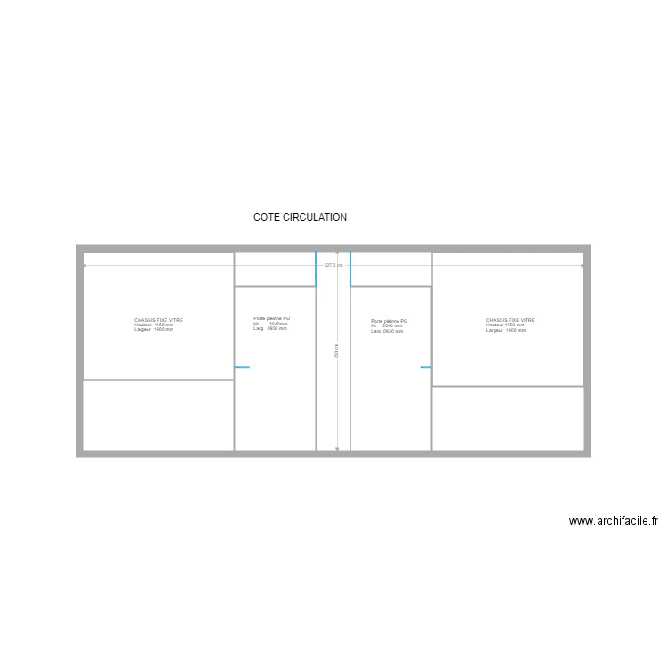 BOYER 4. Plan de 5 pièces et 19 m2