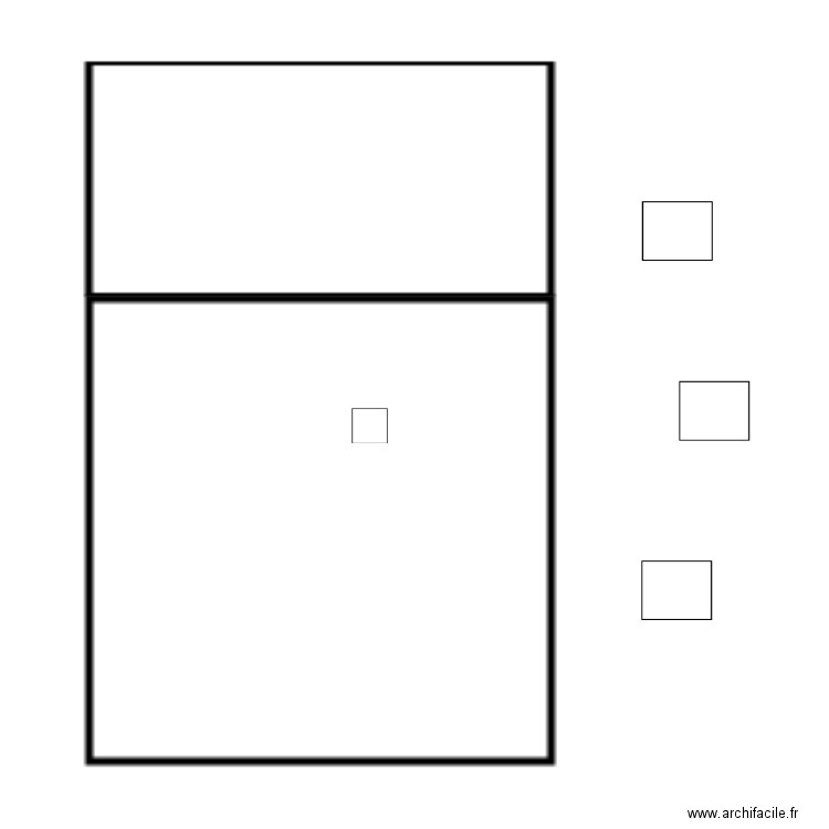 côté. Plan de 0 pièce et 0 m2
