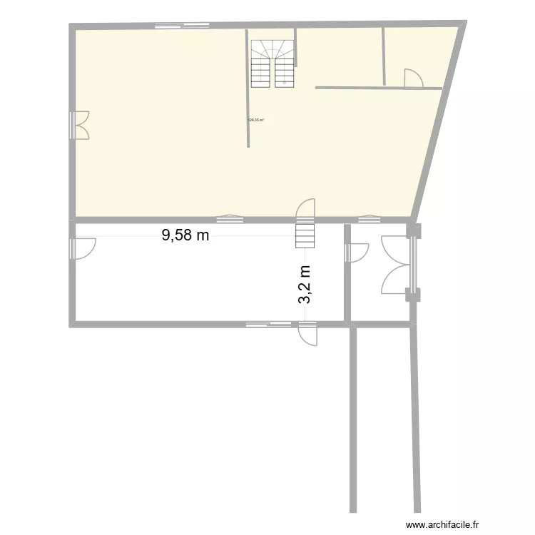 Sainte Florine. Plan de 1 pièce et 128 m² Sainte Florine. Plan de 1 pièce et 128 m²