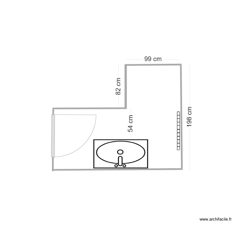 M&egrave;che Michel. Plan de 