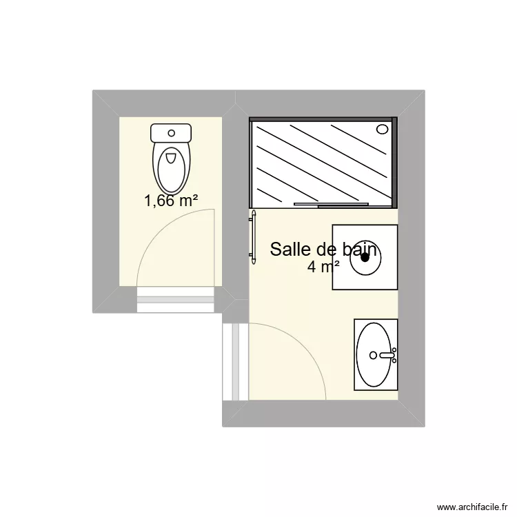 salle de bain02. Plan de 