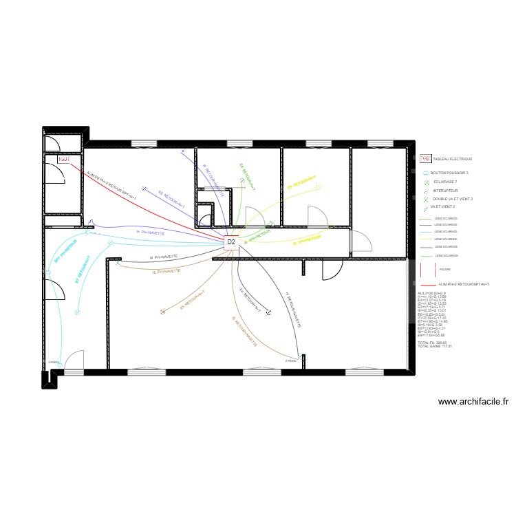 JACQUET ECLAIRAGE 2. Plan de 0 pièce et 0 m2