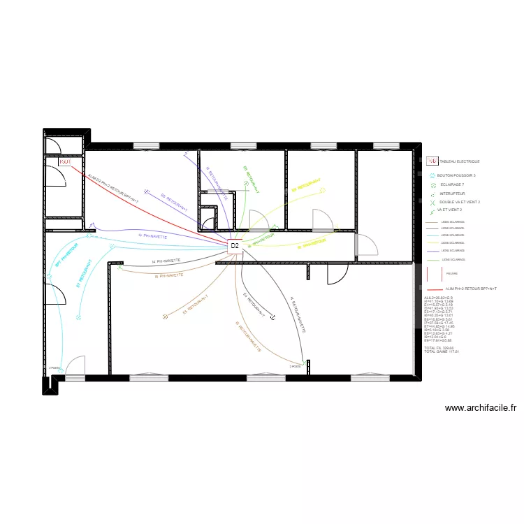 JACQUET ECLAIRAGE 2. Plan de 