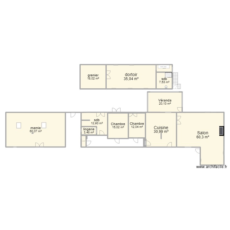 plan vivi. Plan de 0 pièce et 0 m2