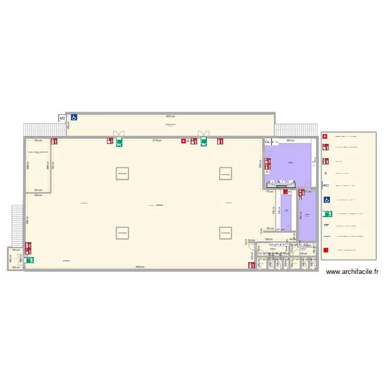 LA PERLE BLANCHE. Plan de 