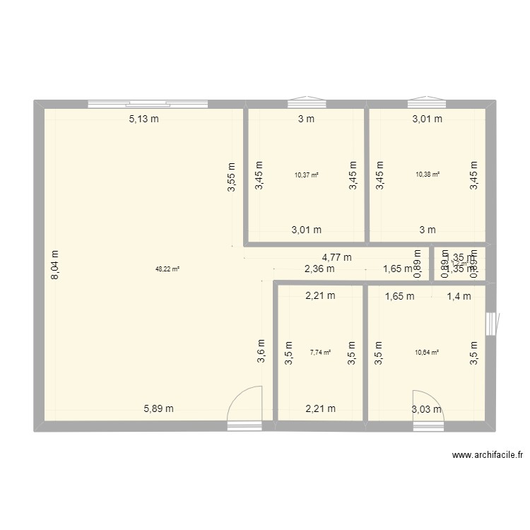 Chalet Montclar. Plan de 0 pièce et 0 m2