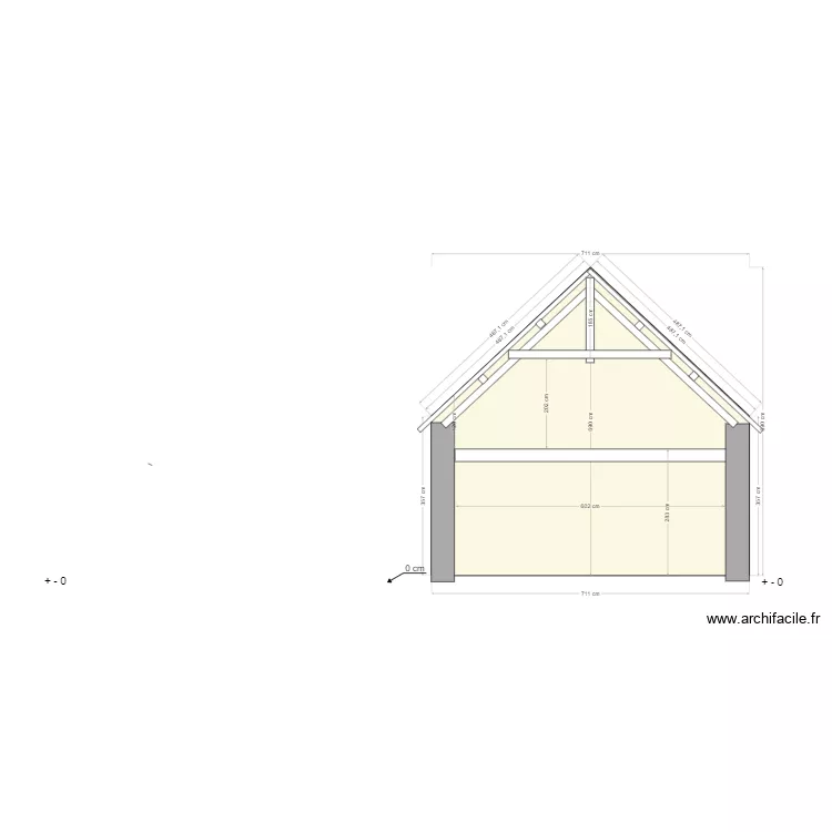 coupe Maison 01. Plan de 