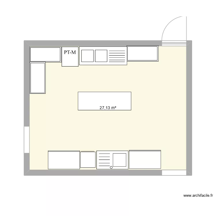 PLONGE ALTENBURGER. Plan de 1  et 27 m²