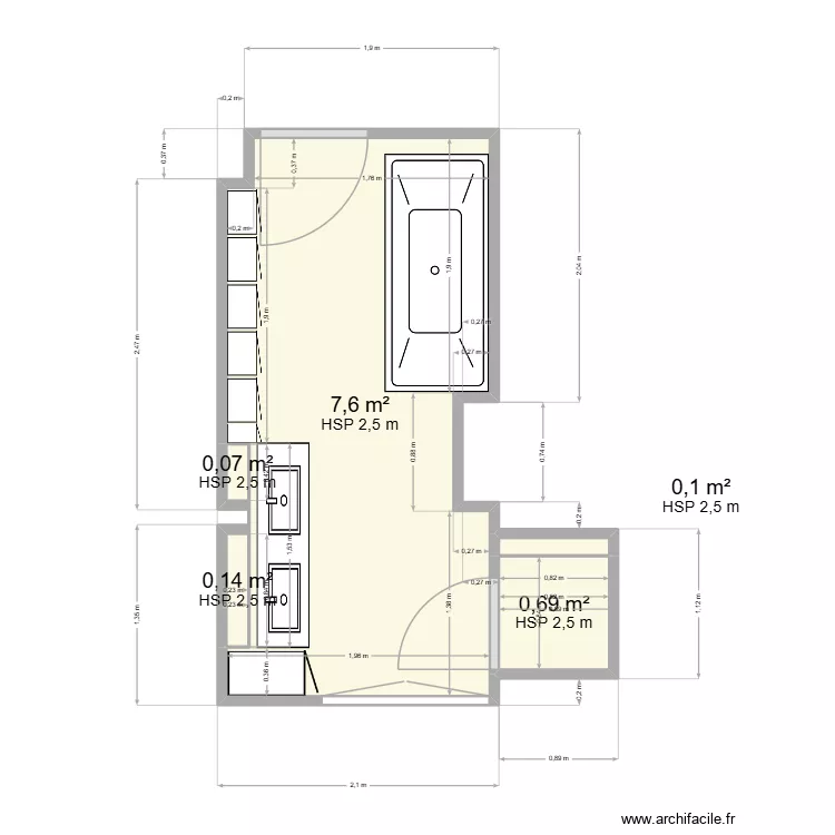 sdb oliv MEUBLES. Plan de sdb oliv MEUBLES. Plan de