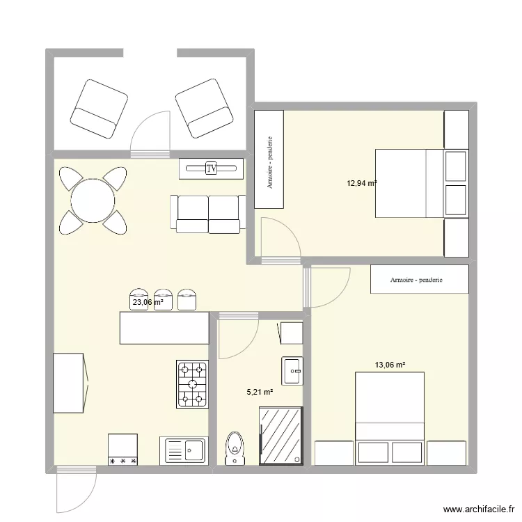 House 22. Plan de 