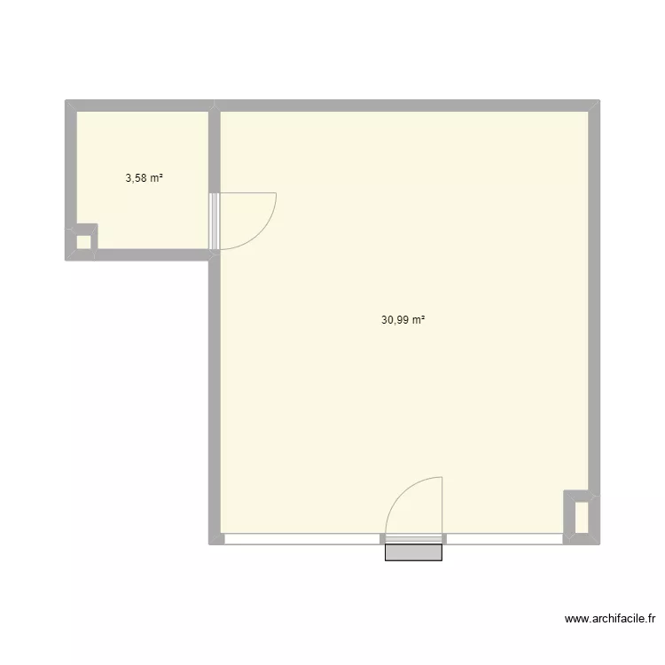 Plan boutique 1. Plan de 