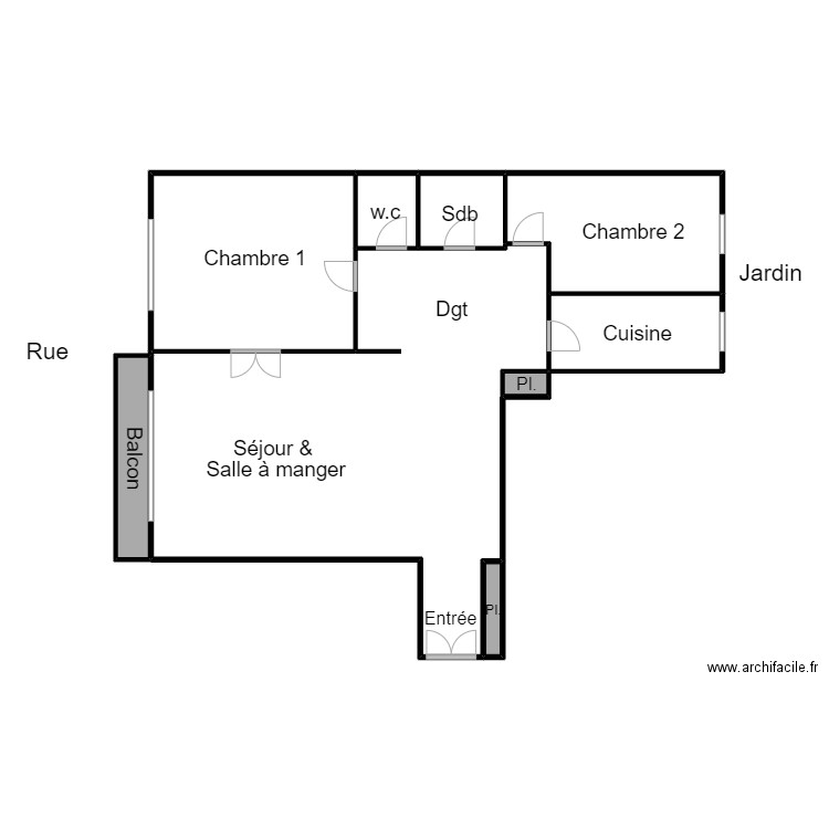 SEUTIN. Plan de 9 pièces et 279 m2