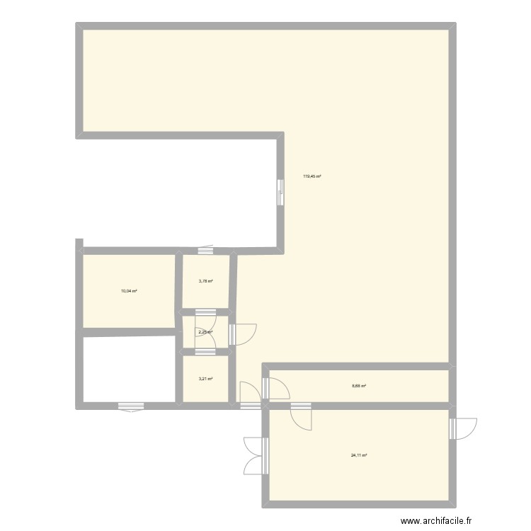 maison saint brieuc. Plan de 7 pièces et 172 m2