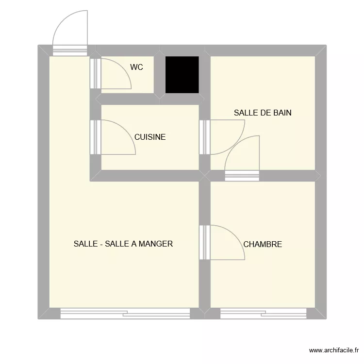 appartement BOUAOUN. Plan de 6 et 32 m² appartement BOUAOUN. Plan de 6 et 32 m²