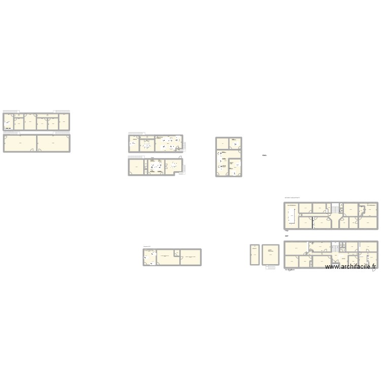 SOCOMETRA V4. Plan de 59 pièces et 969 m2