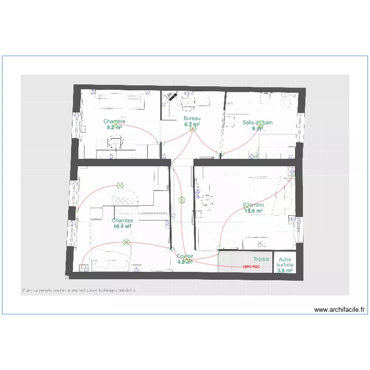 FREITAS R+1. Plan de 