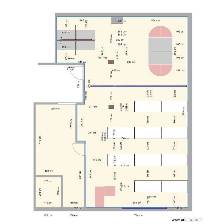nouvelle salle 6bis. Plan de 0 pièce et 0 m2