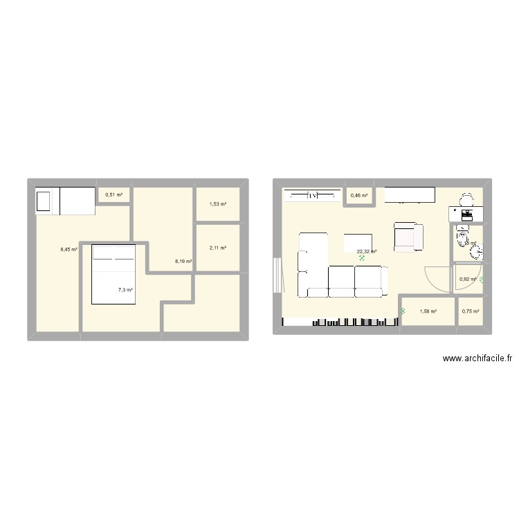 Cham 2ème. Plan de 0 pièce et 0 m2