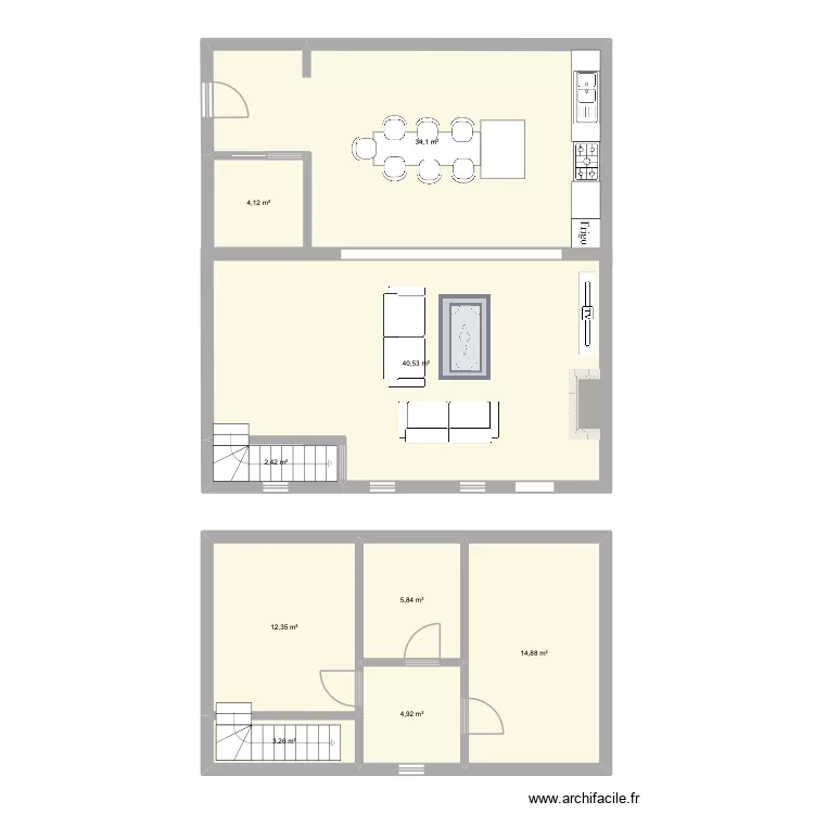 PLAN MAISON 2. Plan de 9 et 122 m² PLAN MAISON 2. Plan de 9 et 122 m²