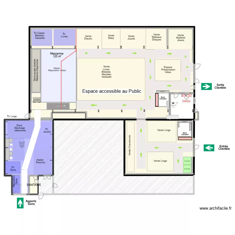 FLUX St Genis. Plan de 