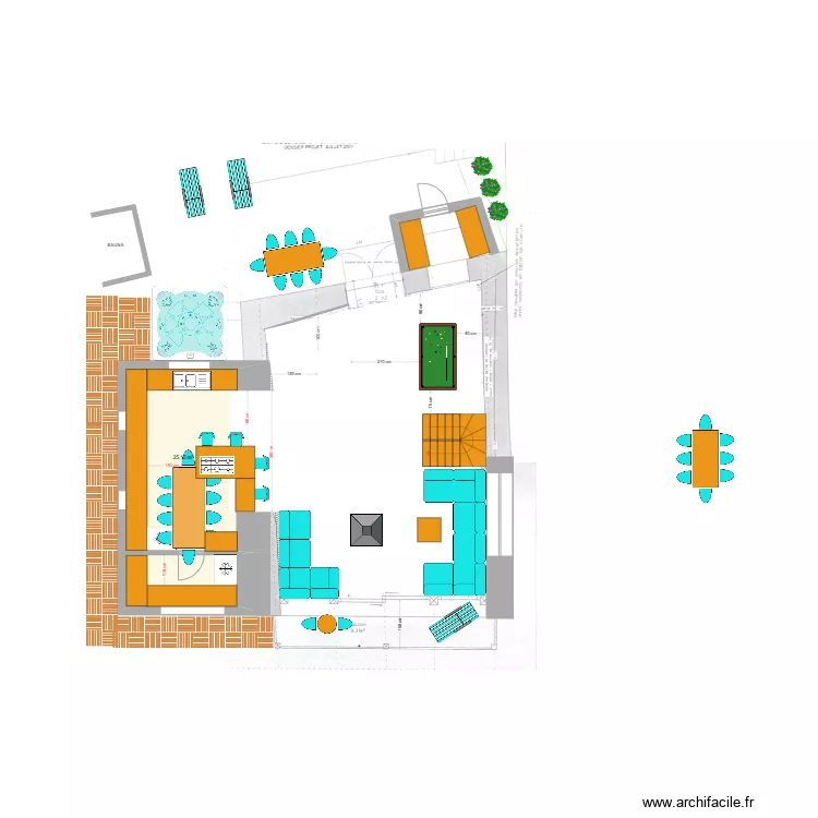 LE CHATELARD HAUT AUGMENTE SAM NV. Plan de 