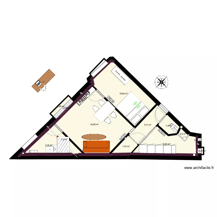 blv mortier . Plan de 