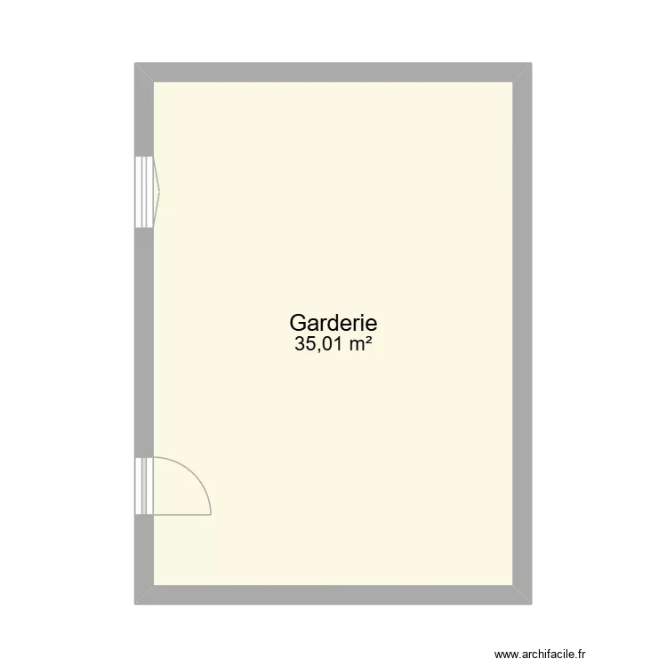 garderie liginiac. Plan de 