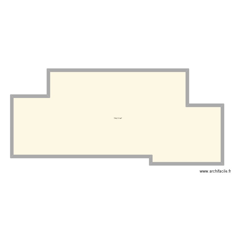 plansanta. Plan de 1 pièce et 114 m2