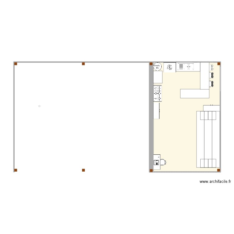 RIMA. Plan de 1 pièce et 38 m2