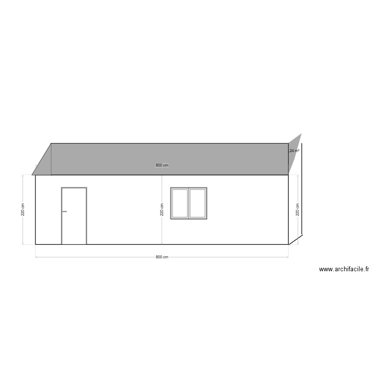 Facade V3. Plan de 0 pièce et 0 m2