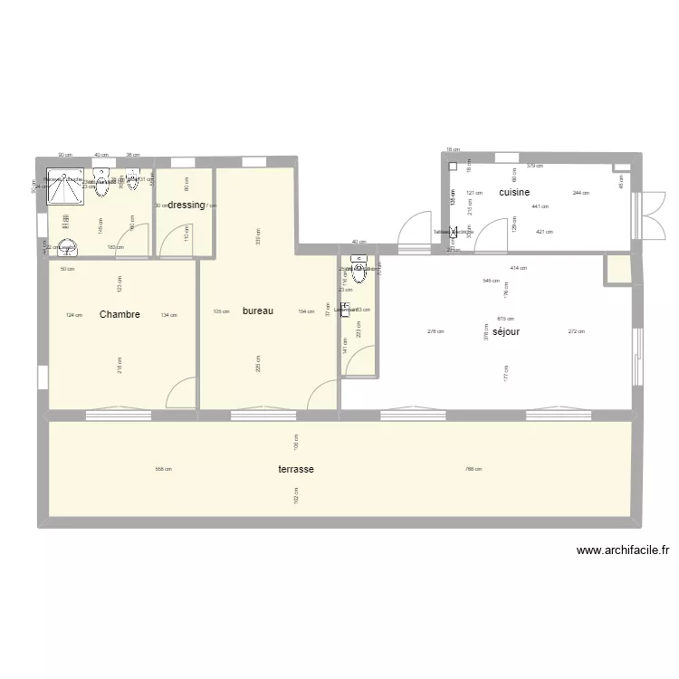 archifaclile plan actuel Carqueiranne. Plan de 