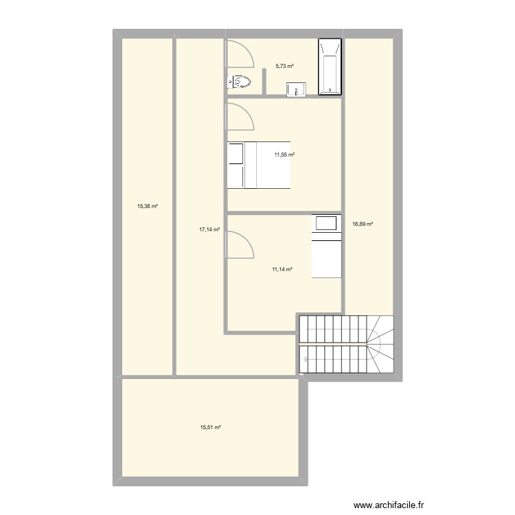etage. Plan de 0 pièce et 0 m2 etage. Plan de 0 pièce et 0 m2