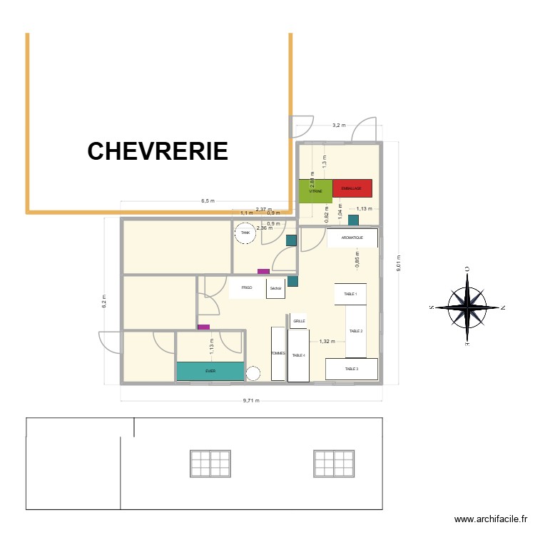 fromagerie8. Plan de 0 pièce et 0 m2