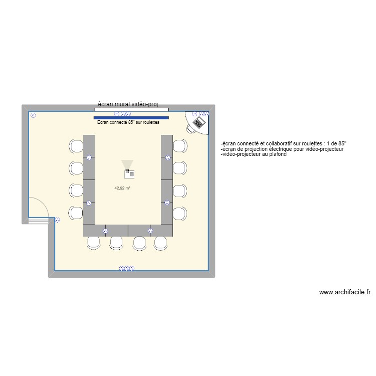 salle de formation 4. Plan de 0 pièce et 0 m2