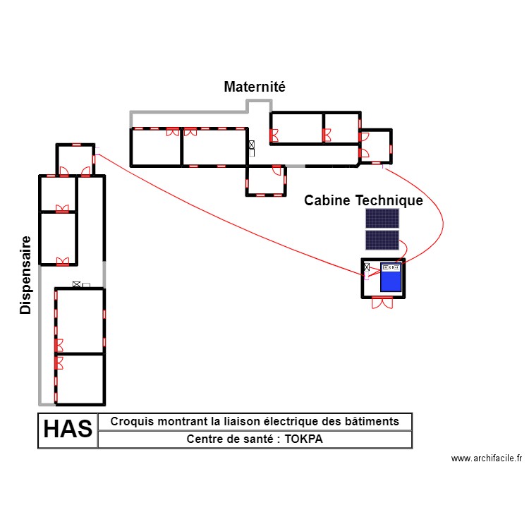 CROQUIS CS TOKPA. Plan de 0 pièce et 0 m2