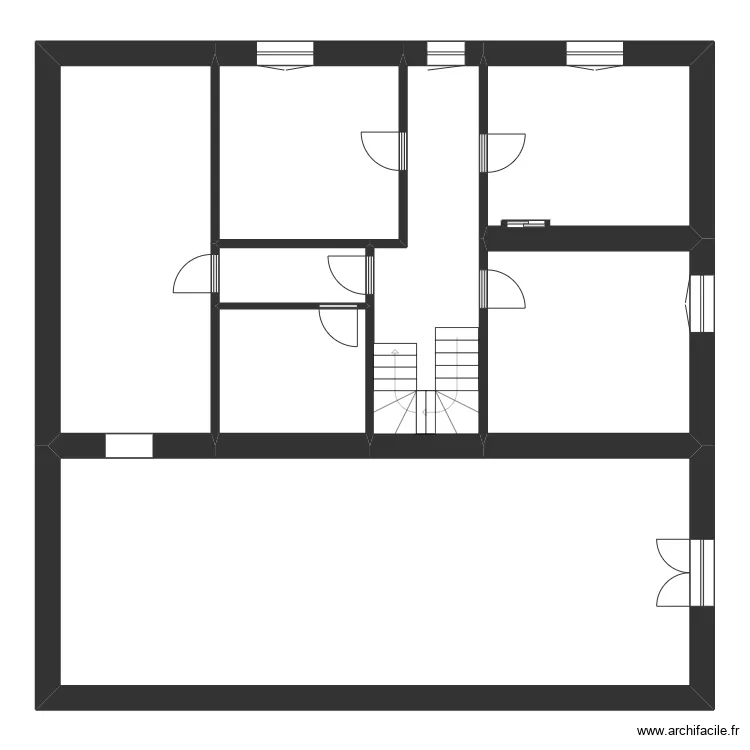LOUPMON. Plan de 8  et 158 m²