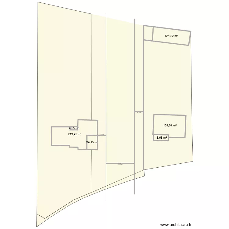 Implantation maison. Plan de 