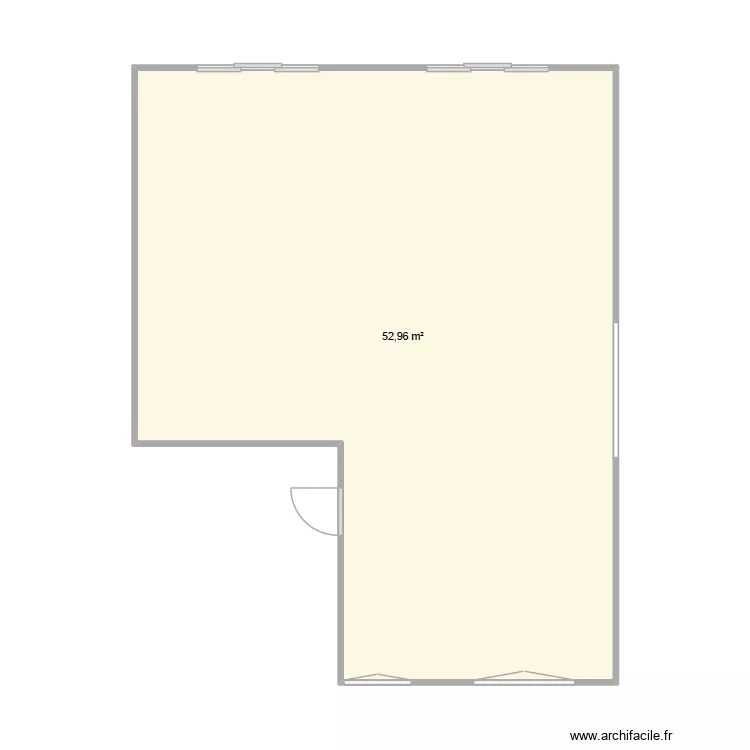 Beltrep. Plan de 1  et 53 m²