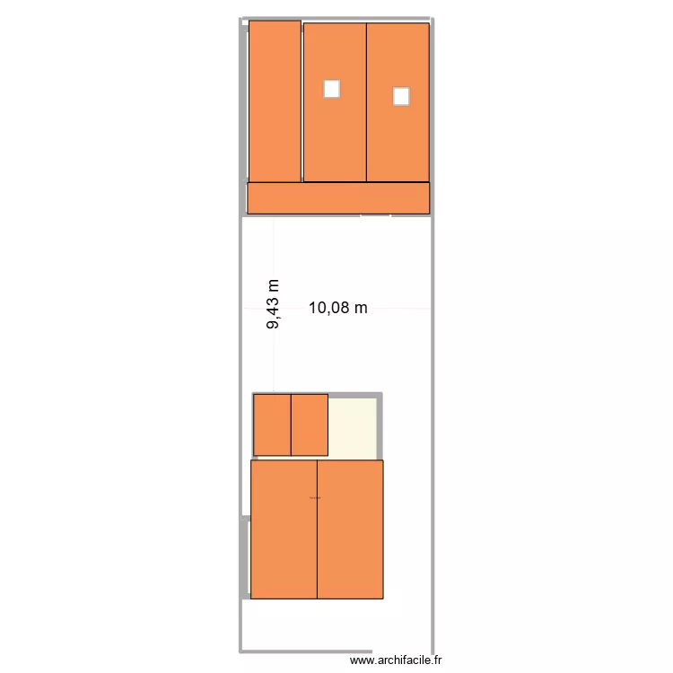 17 PLATEAU PLESSIS ROBINSON. Plan de 1  et 70 m²