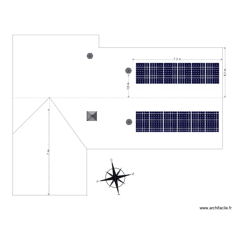 MAISON URBANO. Plan de 