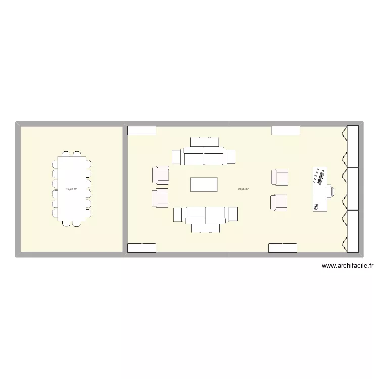 Living Room. Plan de 